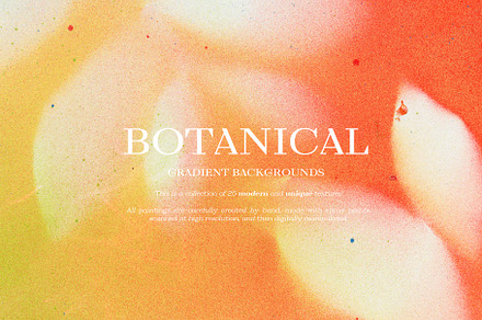 Botanical Gradient Textures, a Texture Graphic by NKate