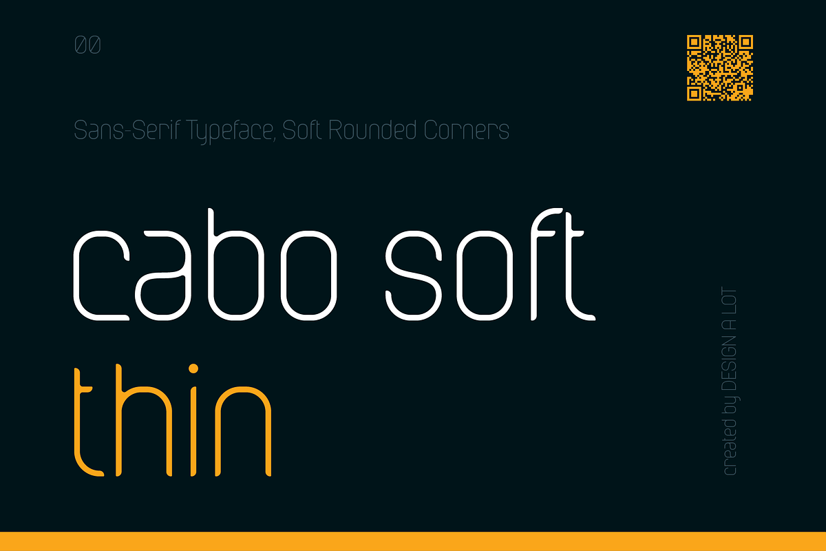 Cabo Soft Thin Font, a Sans Serif Font by Bogdan Casota (Photo 1 of 6)