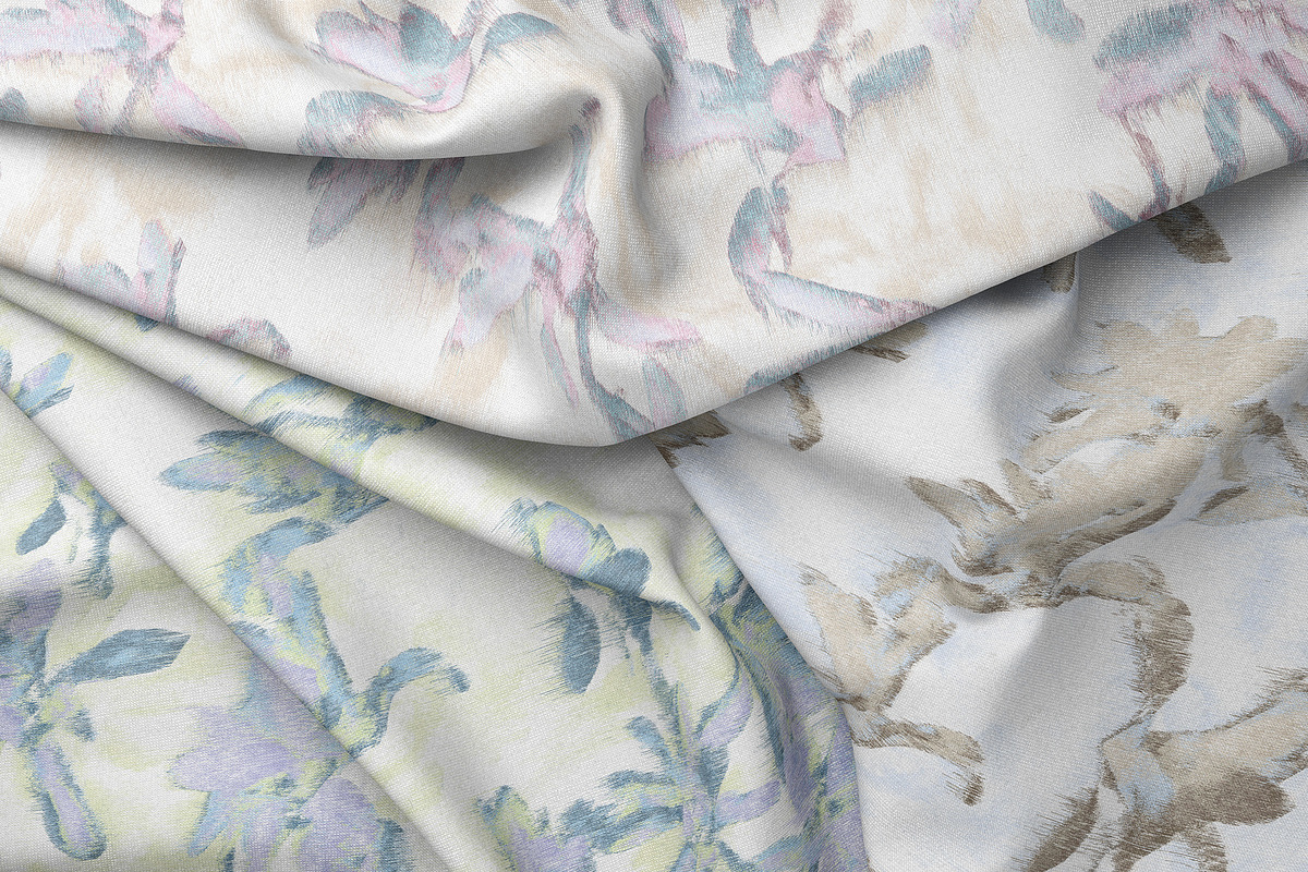 Blossom Floral Ikat Pattern, a Pattern Graphic by JESSIE BLOOM STUDIO (Photo 2 of 6)