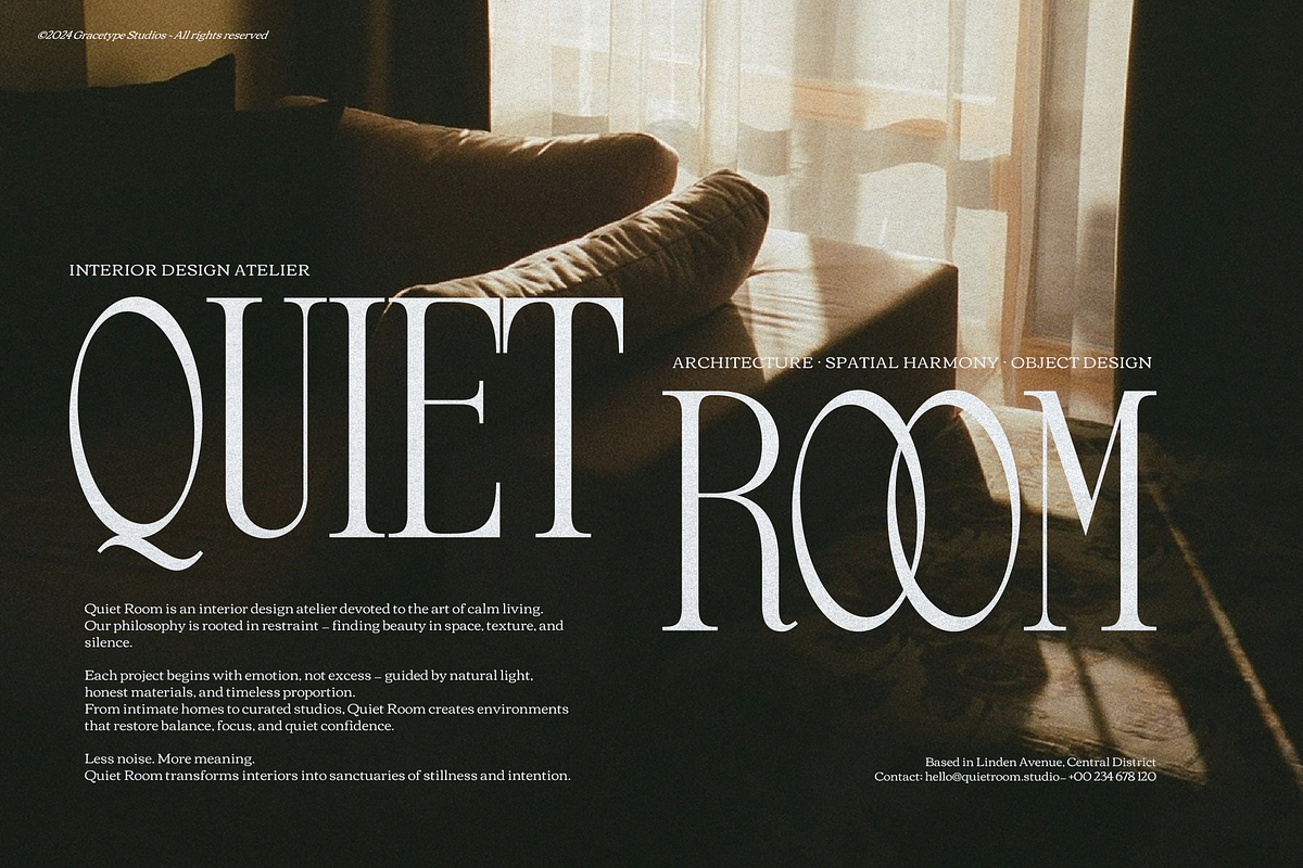 Arkvell | Modern Display Serif, a Serif Font by gracetype_studio (Photo 6 of 12)