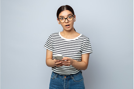 Not possible. Surprised woman, a Person Photo by AD Stock Images