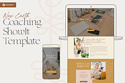 New Earth Coaching ShowIt Template, a Landing Page Template by Divinely Guided Studio (Thumbnail 1 of 11)