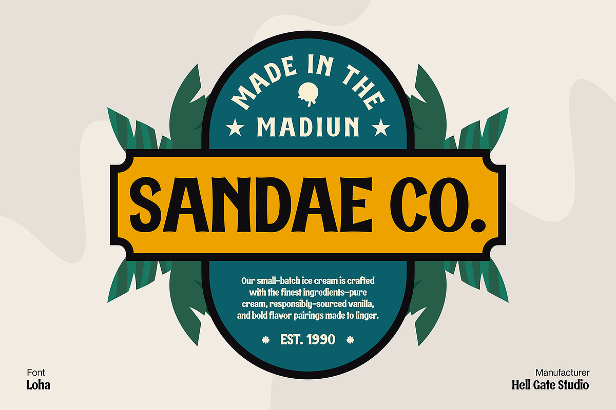Loha, a Sans Serif Font by GRVS Studio (Photo 2 of 4)