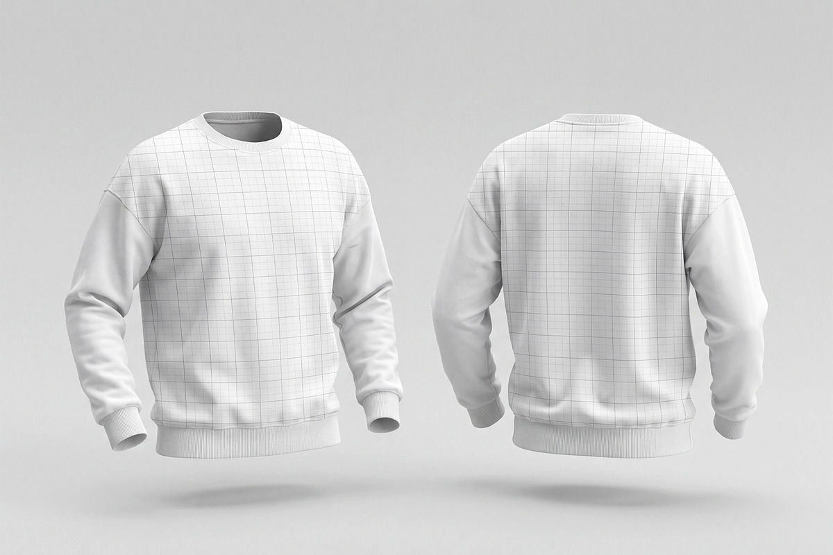 Crewneck Sweatshirt Mockup Template