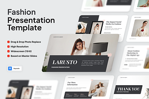 Larusto - Fashion Keynote, a Presentation Template by SquidPixey