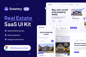 Estatery - Real Estate Web UI Kit