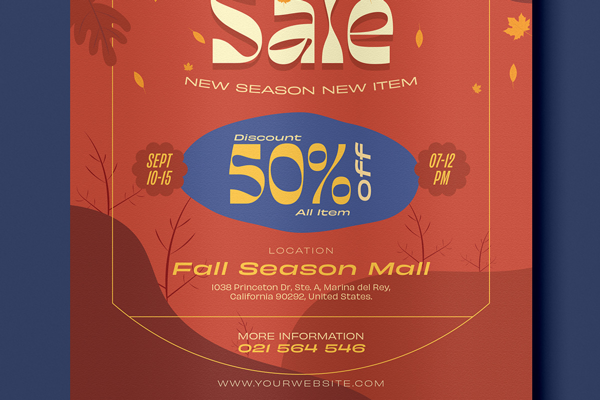 Fall Sale Flyer, a Flyer Template by FathurFateh (Photo 5 of 5)