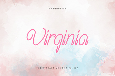 Virginia - The Attractive Font
