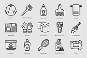Barbershop Icons, an Outline Icon by Tekuni (Thumbnail 4 of 6)