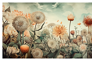 Zewe Collection · Zen Flowerscape, a Texture Illustration by milatovar (Thumbnail 15 of 20)
