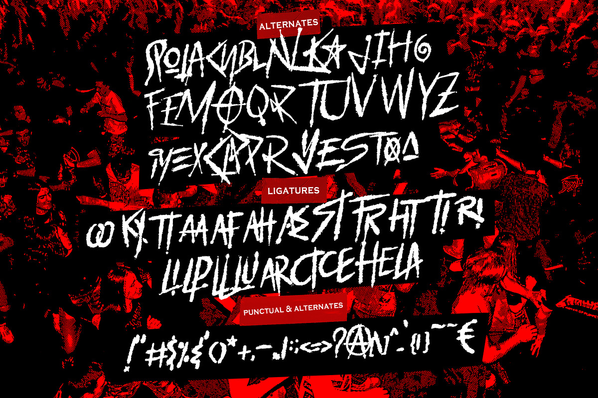 Nocture, a Symbol Font by Fortunes Co (Photo 7 of 12)
