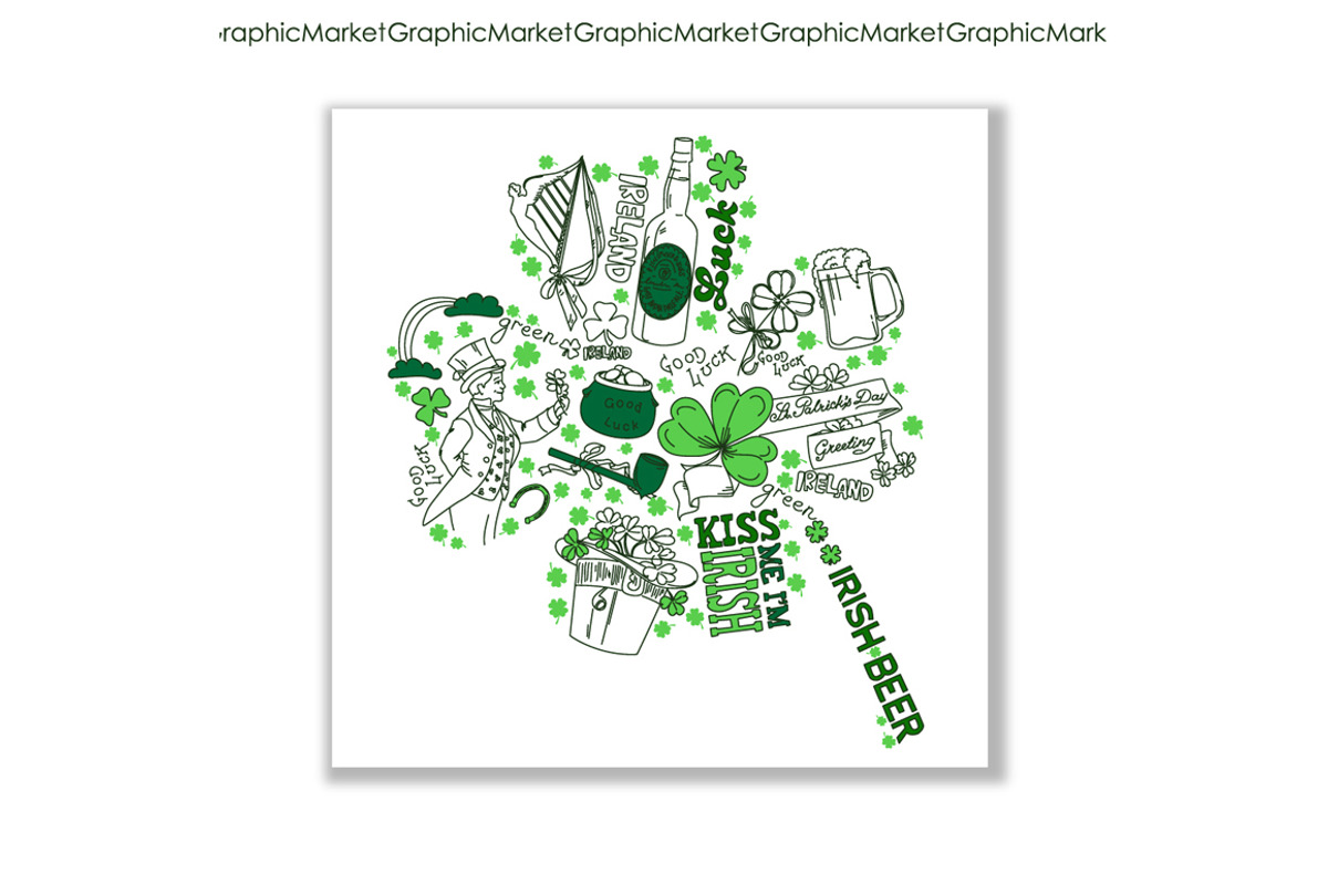 Shamrock St. Patrick's Day clover, a Decorative Illustration by GraphicMarket (Photo 1 of 3)