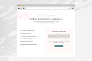 Showit FAQ Section Template Add On, a Landing Page Template by Sugar Studios (Thumbnail 3 of 7)