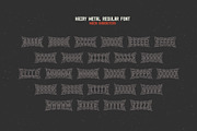 Hairy Metal - Hardcore Font, a Blackletter Font by Gleb Guralnyk (Thumbnail 8 of 10)