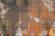 Modern Abstract Cross Stitch Pattern, a Templates & Theme by Baheeya (Thumbnail 2 of 2)