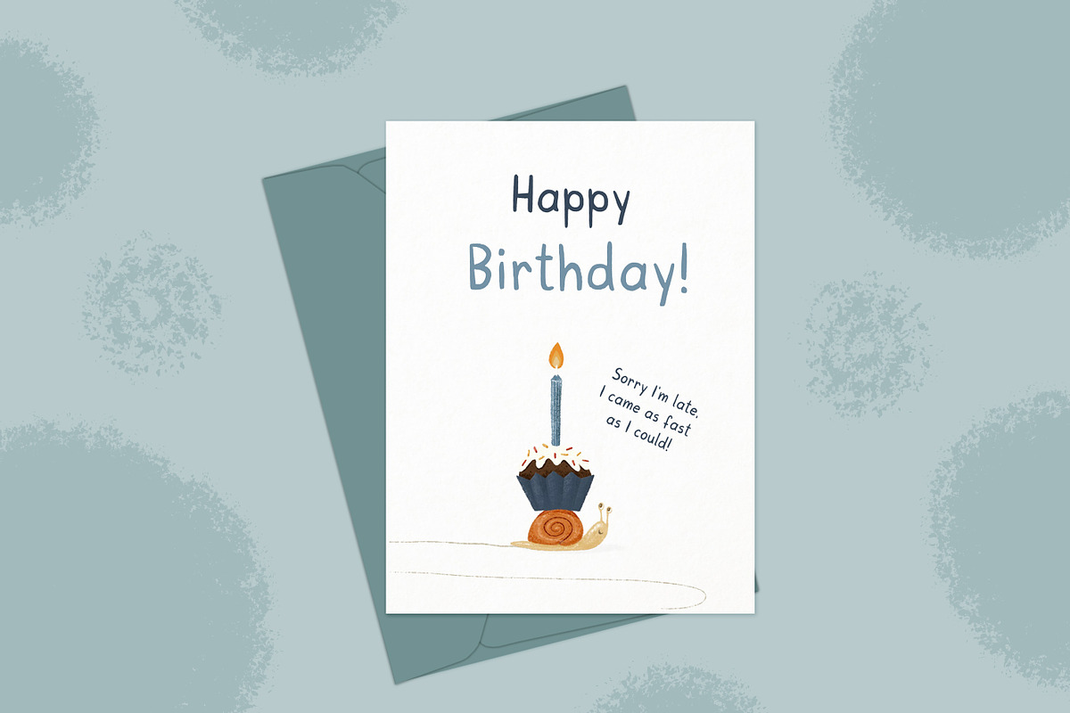 Little Snail, a Handwritten Font by Jelena Sardi (Photo 5 of 5)