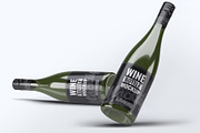 Wine Bottle Mock-Up, a Product Mockup by DesignRushMarket (Thumbnail 1 of 8)