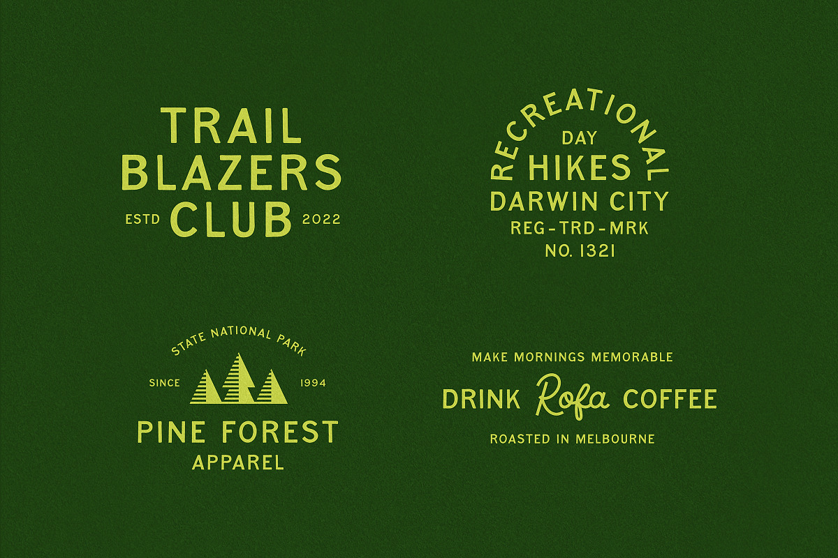 Pine Tree - Hand Drawn Sans, a Sans Serif Font by UppercapType (Photo 4 of 6)