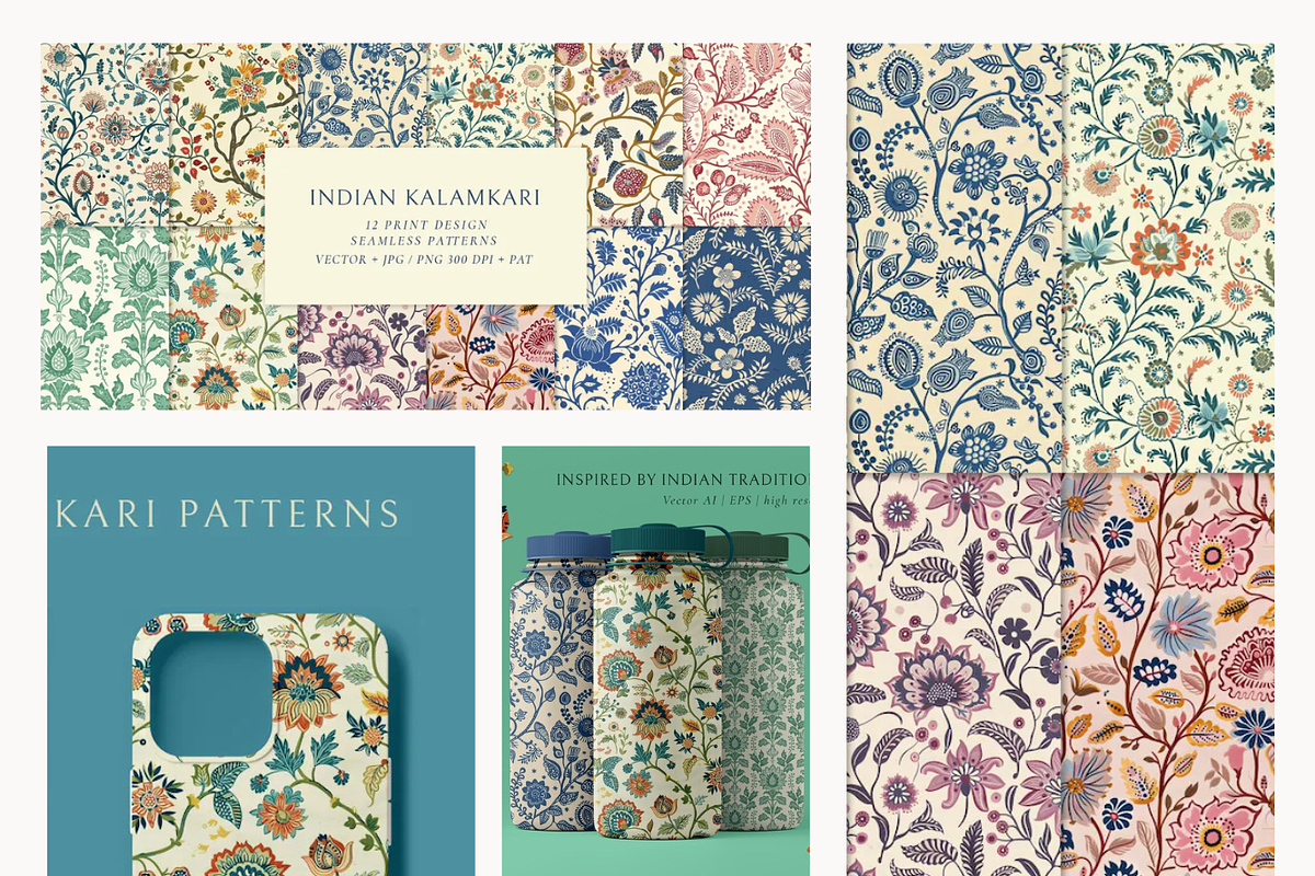 500+ Seamless Patterns Bundle, a Pattern Graphic by Olya Creative (Photo 10 of 31)