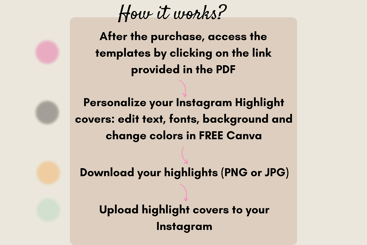 Insta Story Highlight Covers Canva, a Social Media Template by GraphiCarola (Photo 10 of 10)