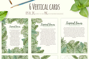 Palm Leaves Design Set