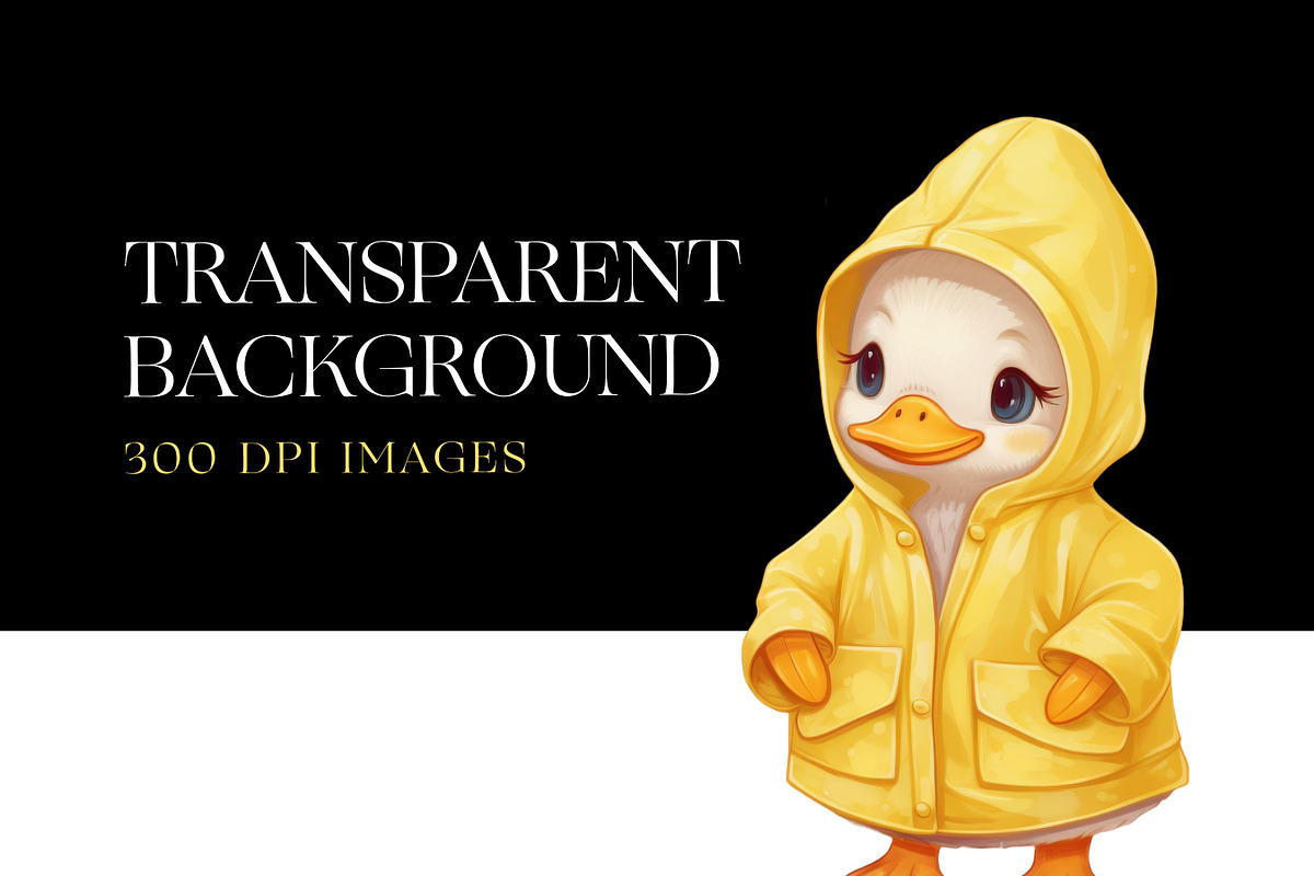 Cute Ducks Clipart, Watercolor Ducks, an Animal Illustration by BrushstrokeArtGB (Photo 7 of 9)