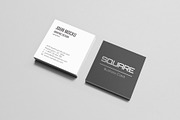 Square Business Card Mockups, a Print Template by resumetemplathttps://d3es (Thumbnail 2 of 14)
