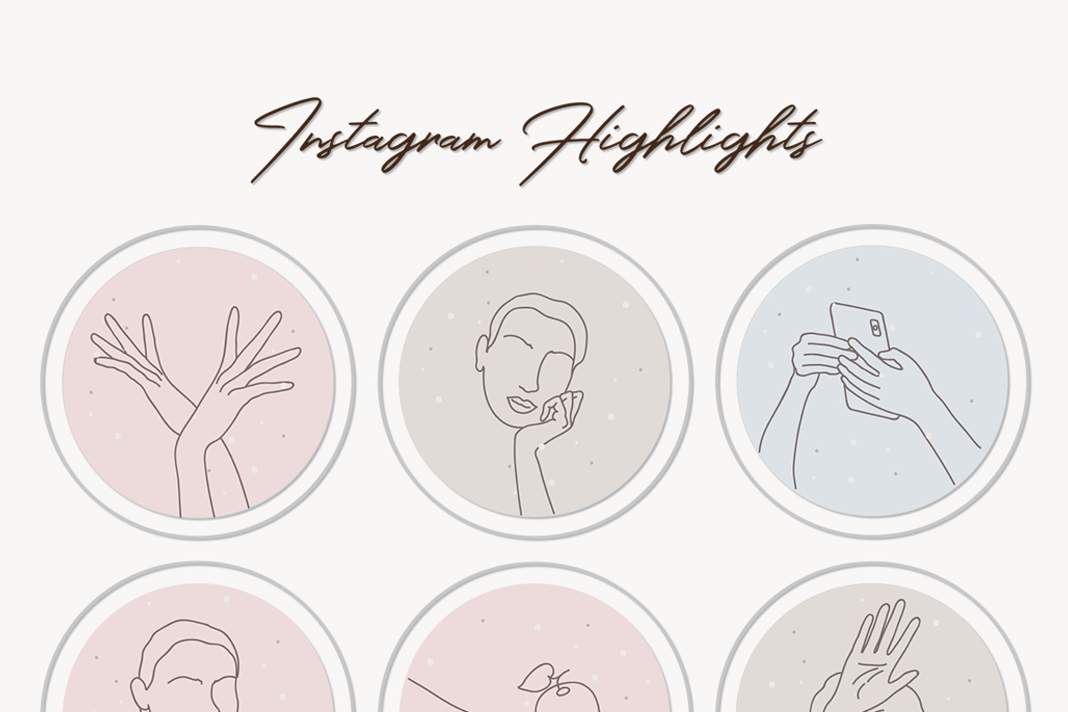 Instagram Highlights Illustrations, a Decorative Illustration by Irena Art (Photo 7 of 8)