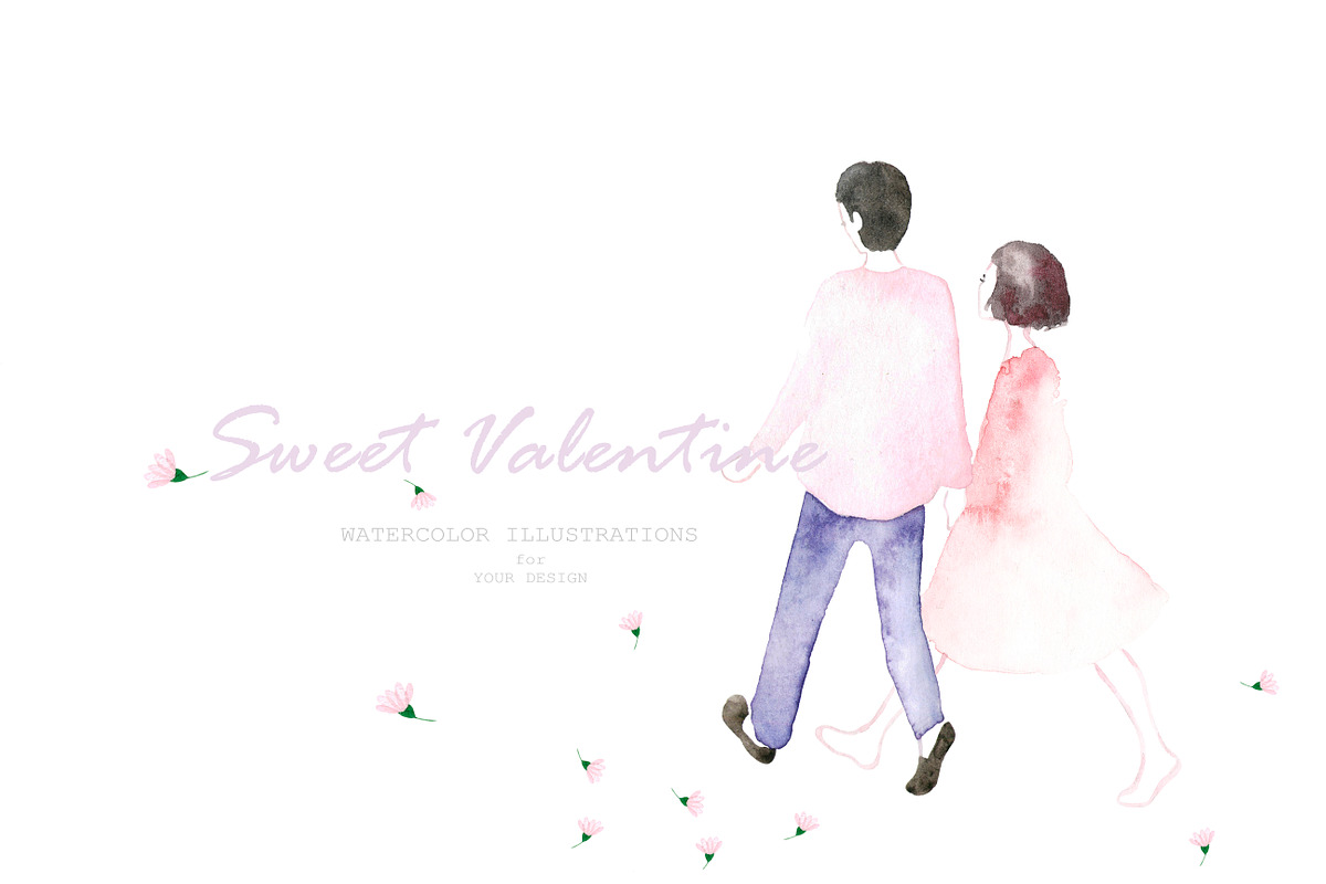 Sweet Valentine, a Person Illustration by Knysh Ksenya (Photo 1 of 7)