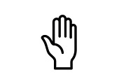 Hand Gesture Vector Icon Bundle, an Illustration by jahid234 (Thumbnail 50 of 52)