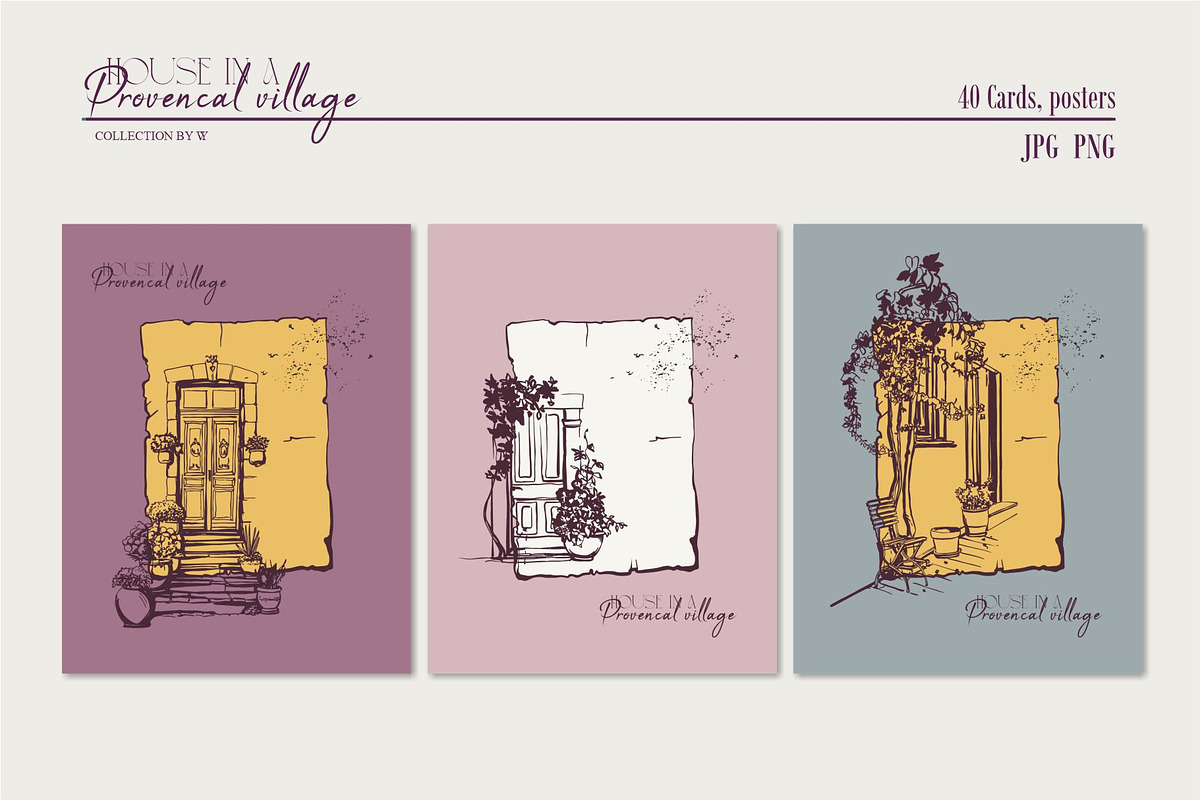 House in a Provençal village, an Object Graphic by Collection by VY (Photo 4 of 13)