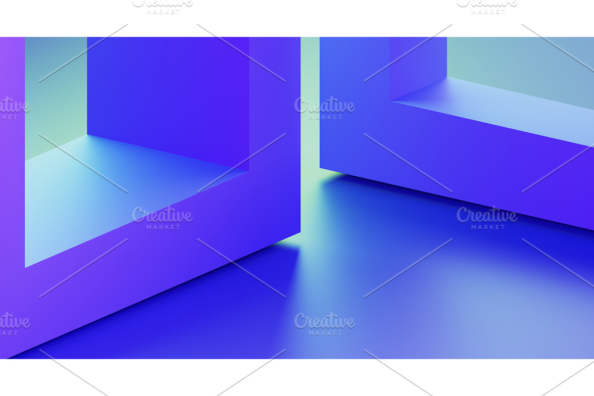 Abstract blue 3d background with, a Background Graphic by Marozhkastudio