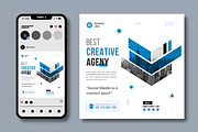Corporate Social Media Banner Post, a Social Media Template by MightyDesign (Thumbnail 1 of 5)