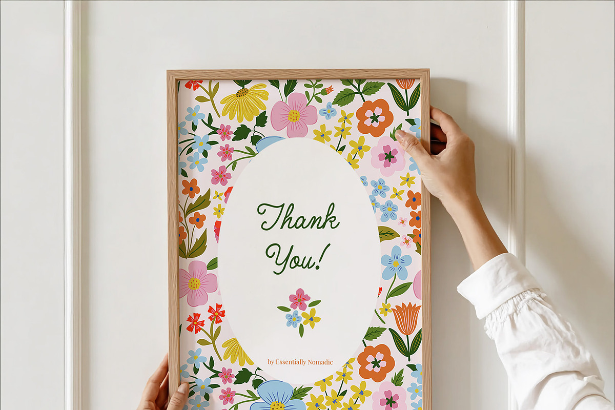 Whimsy Floral Pattern & Clipart, a Pattern Graphic by Essentially Nomadic (Photo 11 of 11)