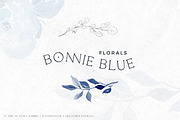 Bonnie Blue - Botanical Clipart, an Illustration by The Autumn Rabbit Ltd (Thumbnail 1 of 9)