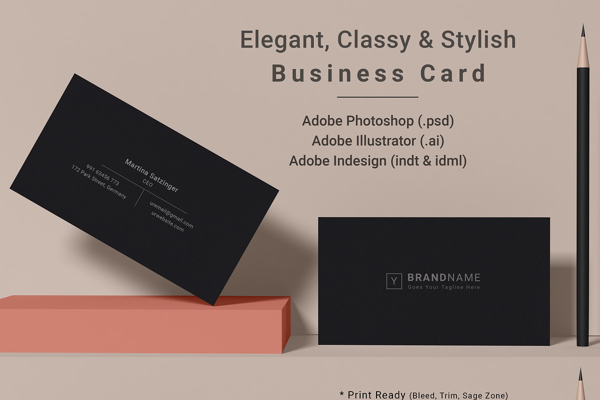 Business Card, a Business Card Template by graphicsunday (Photo 4 of 4)