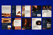 Fine Dining Instagram Post Pack, a Social Media Template by Pitchlook.Studio (Thumbnail 2 of 3)