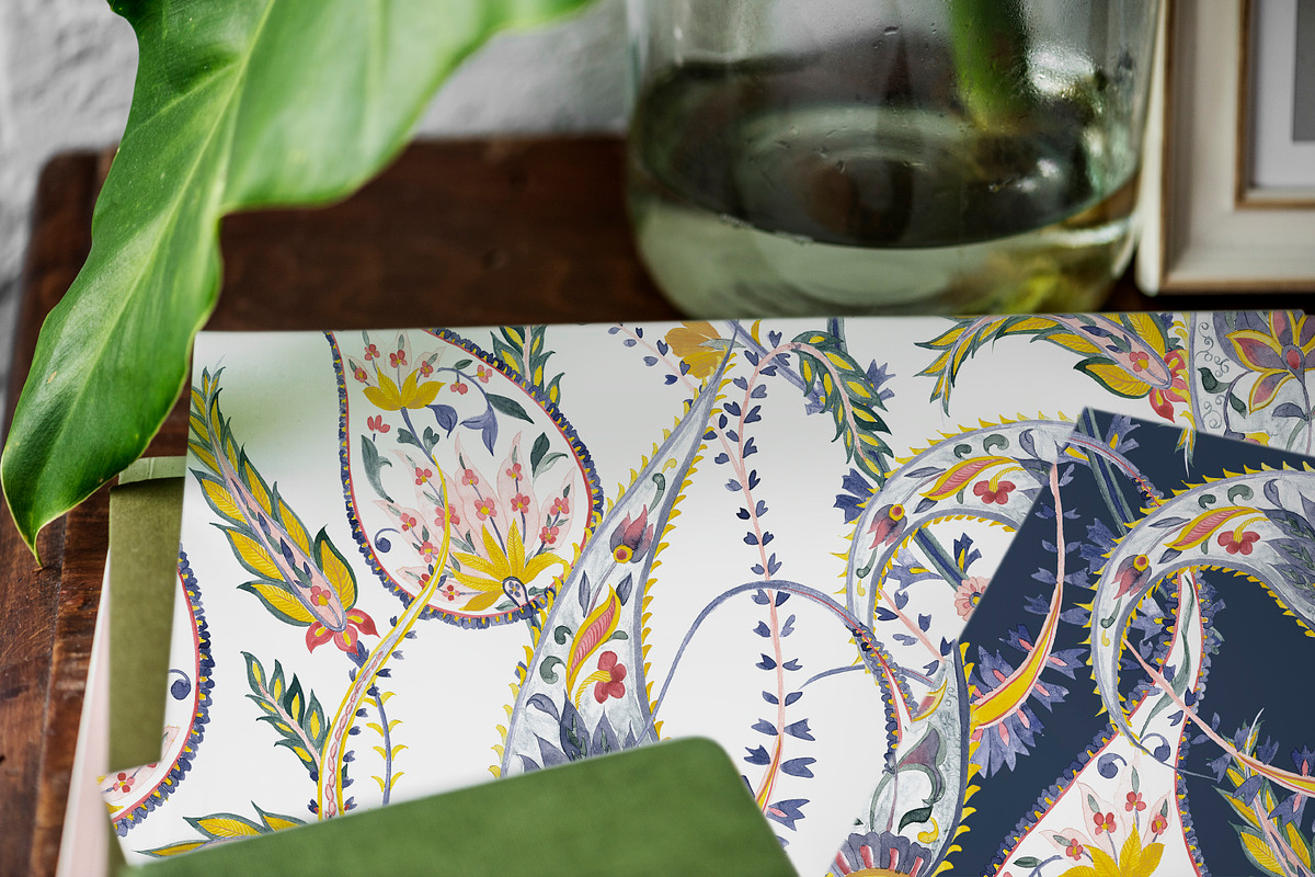 Paisley Elegance, a Pattern Graphic by TSTUDIO (Photo 4 of 12)