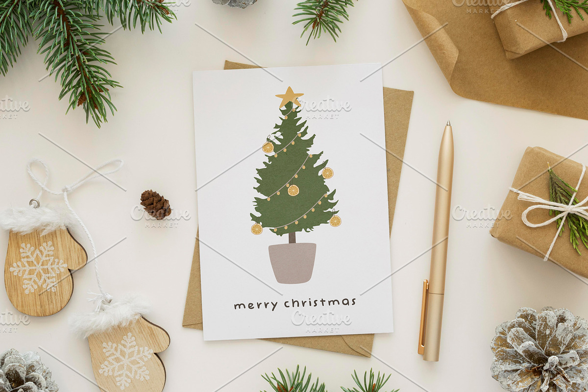 Christmas Winter Decoration, a Decorative Illustration by Hanazumi (Photo 12 of 14)