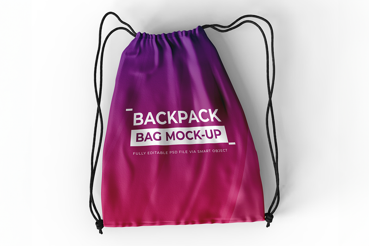 String Bag Mockup