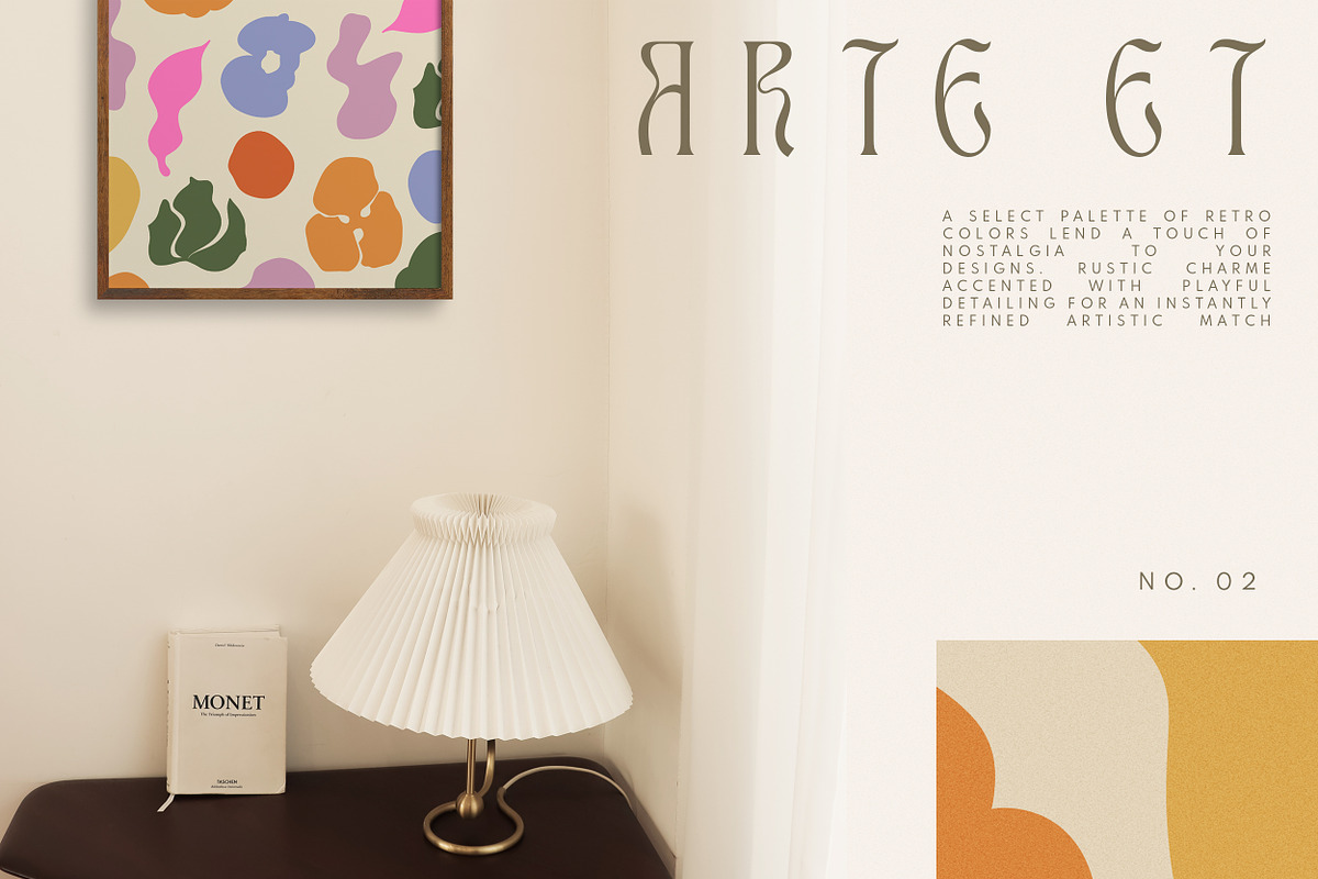 Retro Flower Autumn Poster Bundle, an Illustration by Laras Wonderland (Photo 2 of 12)