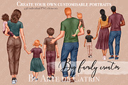 Big Family Creator Clipart., a Person Illustration by ArtedeCatrin (Thumbnail 2 of 11)
