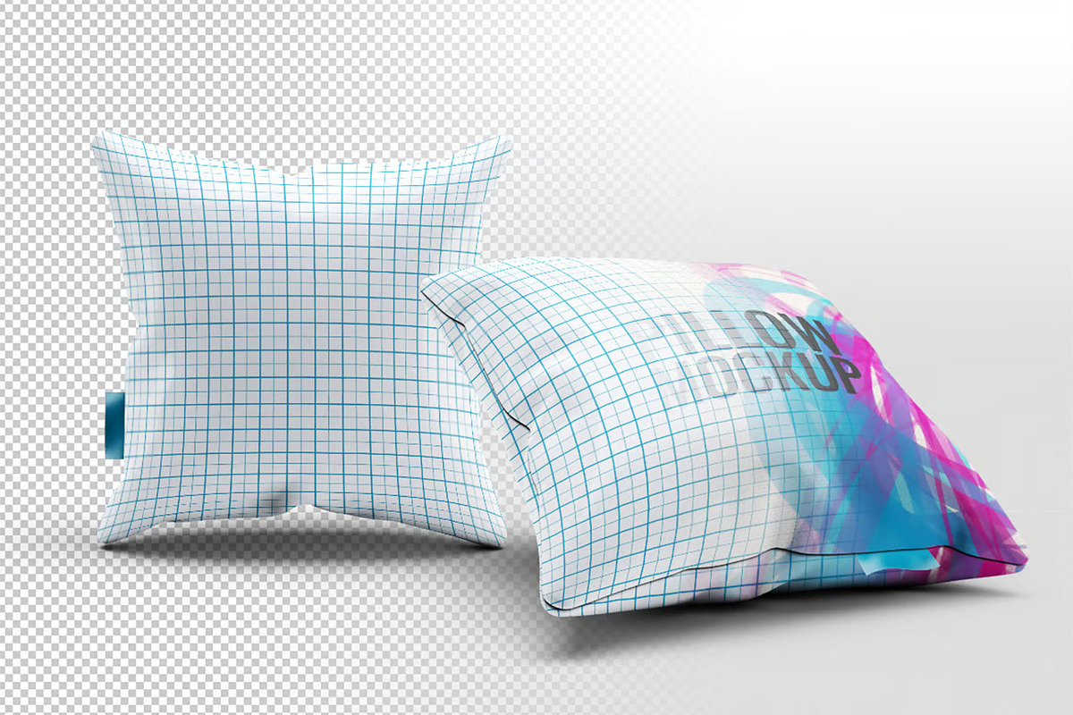 Pillow Mock-Up, a Household Mockup by DesignRushMarket (Photo 3 of 7)