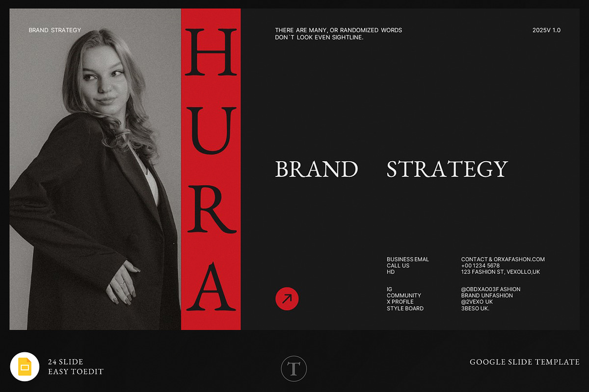 Brand Strategy Presentation Template, a Presentation Template by Pradaxa (Photo 1 of 7)