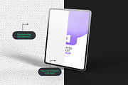 Animated iPad Pro M1 M2 Mockup Set, an iPad Mockup by Modern Studio (Thumbnail 2 of 6)