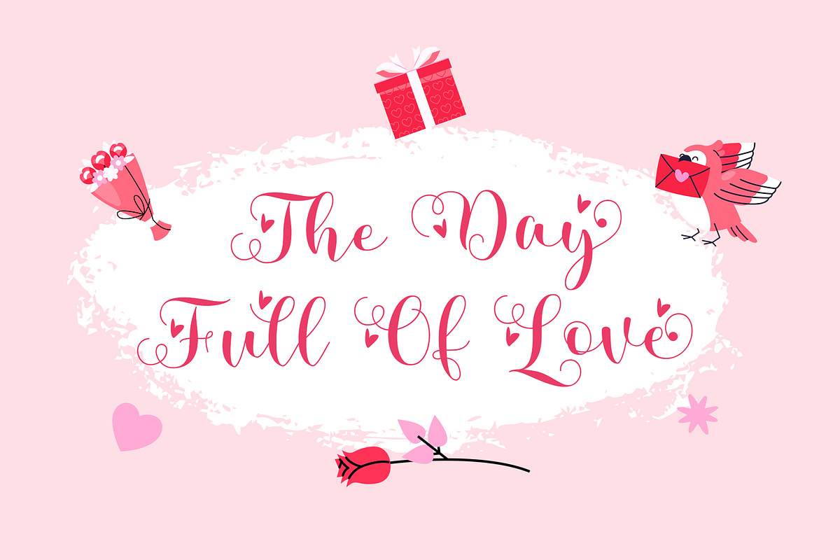 Alena Lovely - Romantic Script Font, a Script Font by Siwox Studios (Photo 5 of 8)