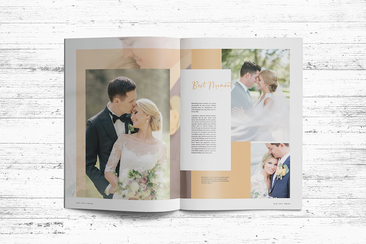Wedding Album Template, a Magazine Template by spidergraph (Photo 4 of 16)