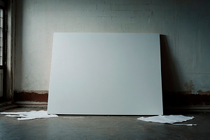 White Canvas Mockup, a Mockup by BiancaXavier
