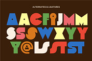Pinpush - Retro Sans Serif Display, a Sans Serif Font by BTYPE (Thumbnail 12 of 13)