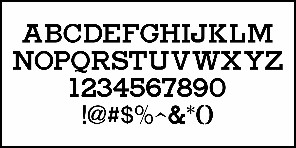 Structural Design JNL, a Slab Serif Font by Jeff Levine Fonts (Photo 3 of 5)